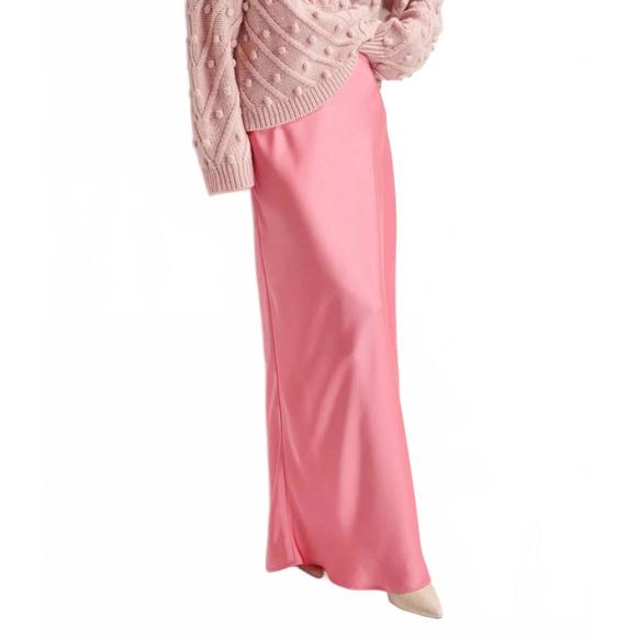 NEW ESSENTIAL ANTWERP giada length skirt in pink - Picture 1 of 2